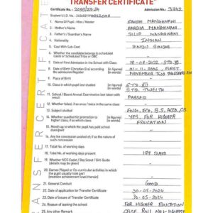 Transfer Certificate - Bright Campus & Bright International School