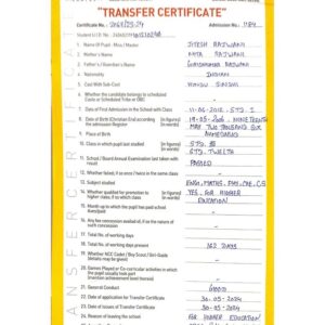 Transfer Certificate - Bright Campus & Bright International School